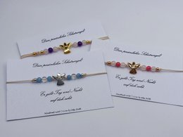 Bracciale Guardian Gemstone con Macramè