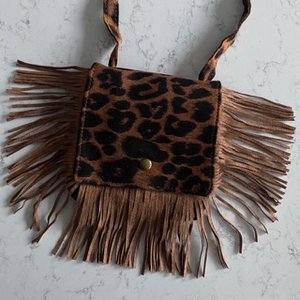 Boho Fransentasche Leopard