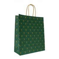 Kersttas – Tartan – L – 100 stuks