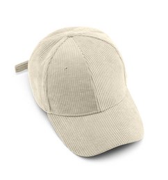 Legend Cap Basic - eindbaas - Corduroy - White