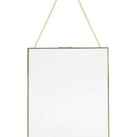 Photo Frame Metal with Lock Gold 30x40x0.7cm