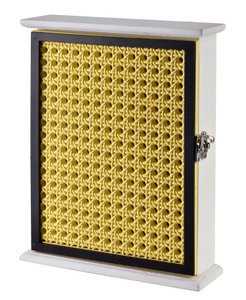 STACY Key box 19.5x5.5x24.5cm Vienna grid