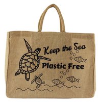 Domelo jute tas boodschappentas. Jute Shopper Bag. Groot water -Repellent winkelmand/ strandtas. Badtas xxl/ boodschappentas geschenken voor vrouwen.