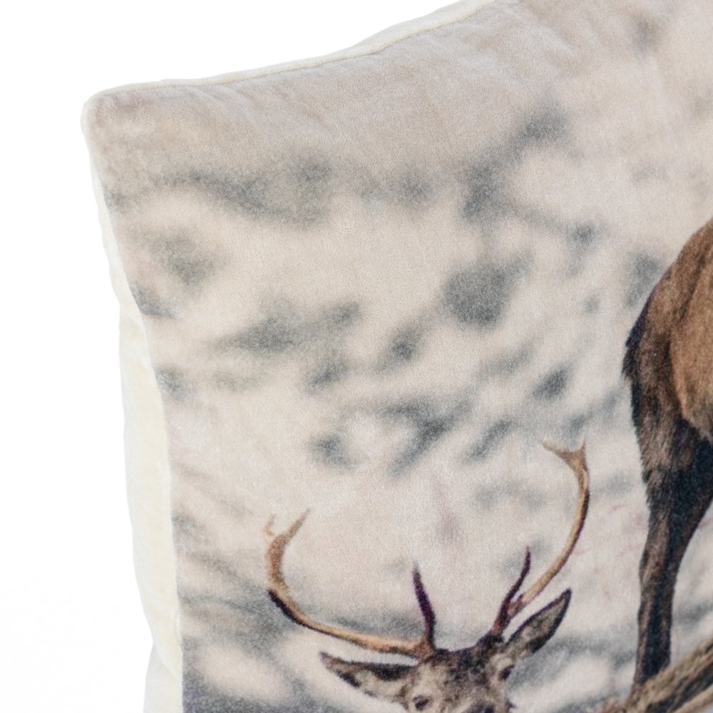 Cuscino Peluche Pesato Cervo Marrone Pillowfort, Imbottito, Rosa E Marrone, Nuovo Con Etichette