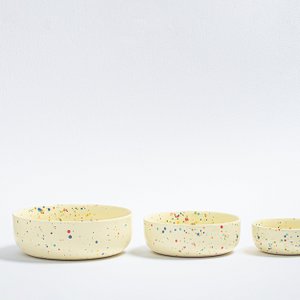 New Party Bowl Trilogy Set 3 pieces Yellow