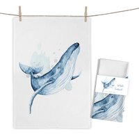 Tea towel Whale Jump