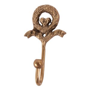 Coat Hook messing 8,6 cm - goud - messing