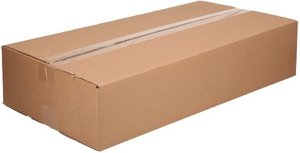 Cardboard shipping packaging - bundle of 25 pieces - 54 x 27 x 11 cm - Single wave - Box for shipping - Shipping box of cardboard - Packaging box for shipping - Cardboard packaging solutions - Brown