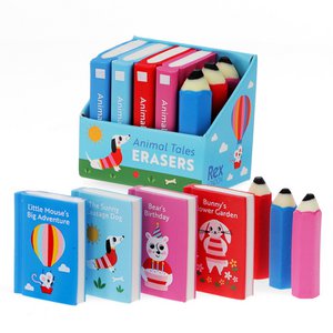 Erasers (set of 7) - Animal Tales