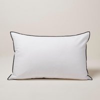 CARLINA reinweißer und schwarzer Hummel-Kissenbezug