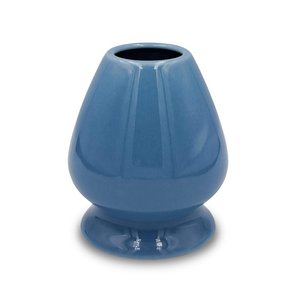 Matcha Besen Halter Kusenaoshi Blau aus Keramik
