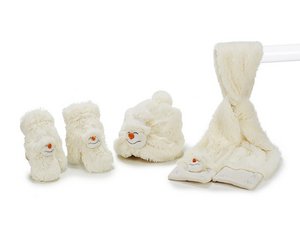 Winter set 'Snowman' made of plush, 3th.