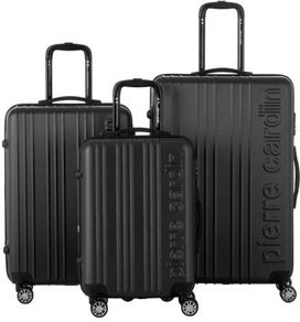 Pierre Cardin elegant 3-piece suitcase set