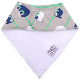 Puntslab Lazy Sloths - baby slabbetje