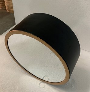 metalen wandspiegel zwart