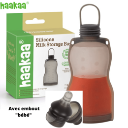 Haakaa Genanvendelig Silikone Opbevaringspose 260ml