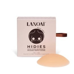Reusable silicone nipple covers, peach and cocoa colors, dome-shaped pasties, discreet coverage.