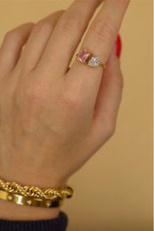 Helena - Pæreformet forlovelsesring vintage