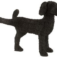 J -Line Decoration Dog Max - Polyresin - Schwarz
