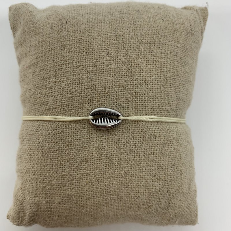 Lille Silver Shell armbånd