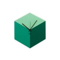 Clock Timeshape Green