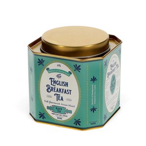 Teedose aus Metall - Englisches Frühstück