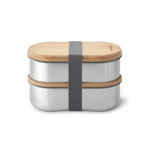 Black+Blum Bento Box - Lunchbox - 185x97x120mm - Grijs