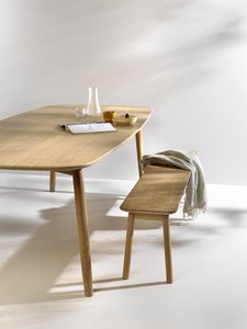 Bench 'Cabin Essence' 130x32cm H44cm oak