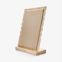 Halskette Display Holz beige