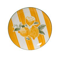 Porcelain breakfast plate Ø19.2cm lemon