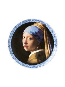 Bord Meisje met de Parel modern