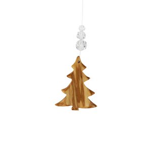 Fensterdeko Tanne mit 3 Perlen, Mobile Weihnachten