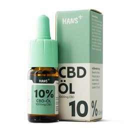 Premium CBD oil 10% from organic hemp in Germany. Contains natural CBD extract from hemp grown in Germany. Amber-colored liquid with a dropper for easy application.