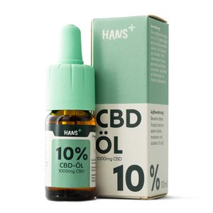 Premium CBD oil 10% from organic hemp in Germany