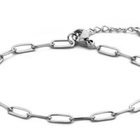 CO88 Collection Elemental 8CB-90641 Stalen schakel armband - 19,5 cm