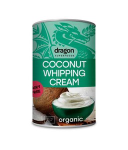 Coconut whipping cream, organic, Dragon Superfoods, 400g