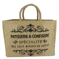 Domelo jute tas boodschappentas. Jute Shopper Bag. Groot water -Repellent winkelmand/ strandtas. Badtas xxl/ boodschappentas geschenken voor vrouwen.