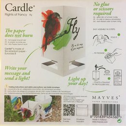 CARDLE Fly (Flights of Fancy) - Lysestage lykønskningskort