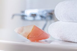 Rose Quartz Crystal Soap