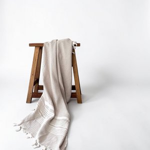 LEY! Plaid - Zickzack - Beige