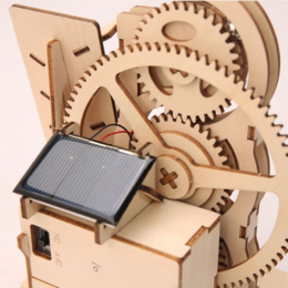 Building kit Knikkerbaan S-Lift Hybrid on solar energy/battery wood