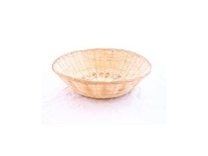 Bamboo shin basket round Ø35x11cm