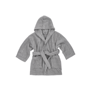 Bademantel Terry Stoffgrau