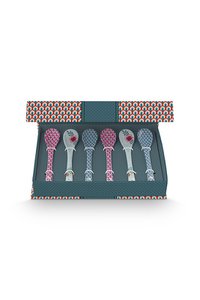 Giftset Teaspoons Oriental Flower Festival Blue 13cm