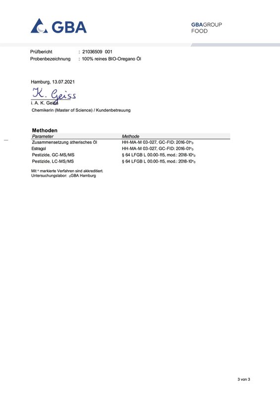 Økologisk oreganoolie - 10 ml dråbeflaske - ren fuldspektret olie - 100% æterisk olie