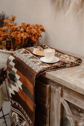 Ecuadorian alpaca blanket | native blanket | Antisana Green