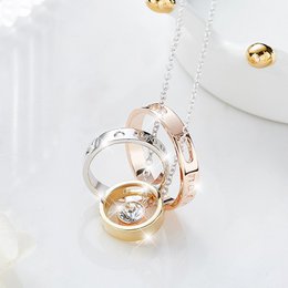 Tricolor necklace
