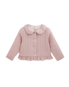 Knitted jacket, baby collar and buttons, 3-9Y, JGI96815