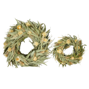 Dried Flowers Wreath Natural