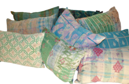 Funda de cojín Vintage Kantha Grande BB-107